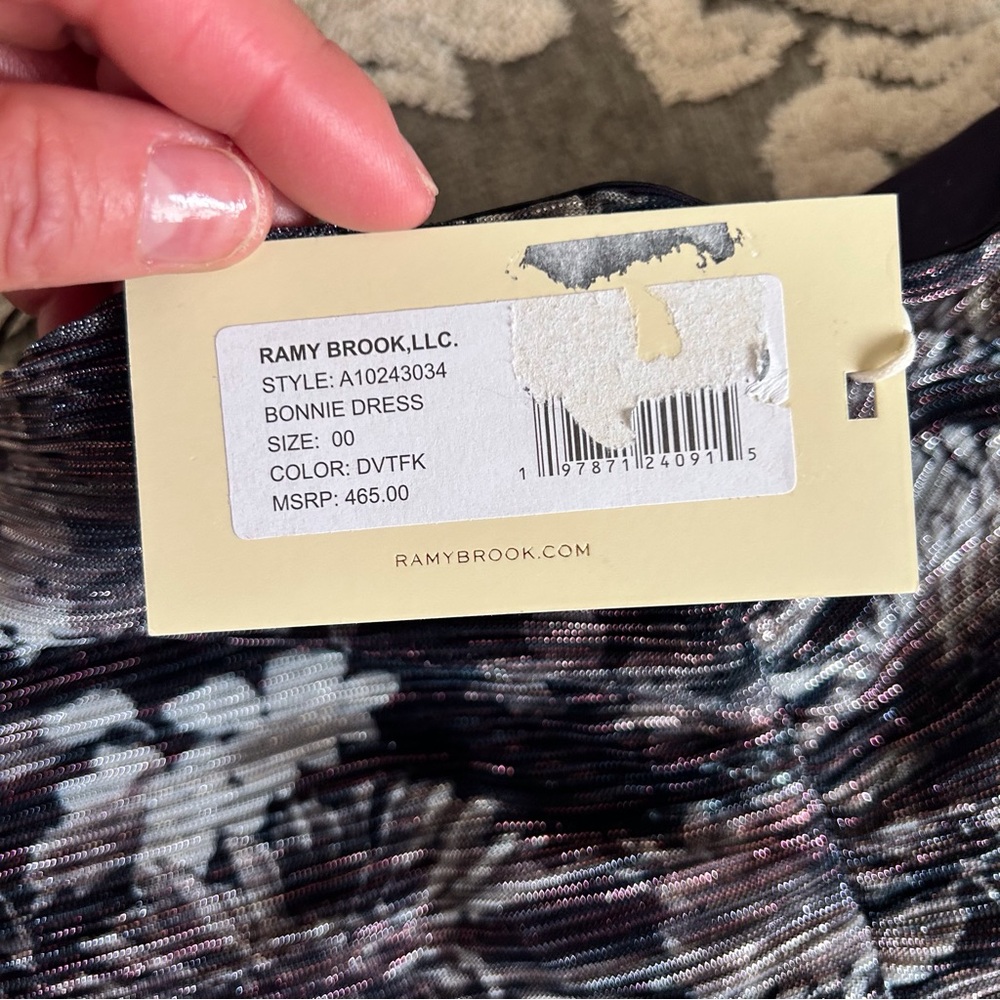 Ramy Brook Bonnie Ruched Floral Midi Dress - Picture 10 of 16